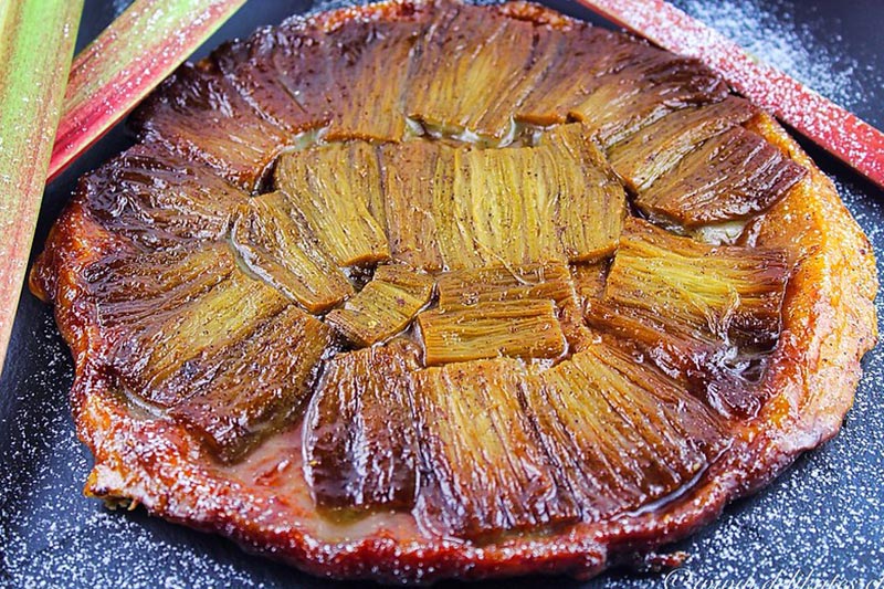 Rhabarber Tarte Tatin Rezept